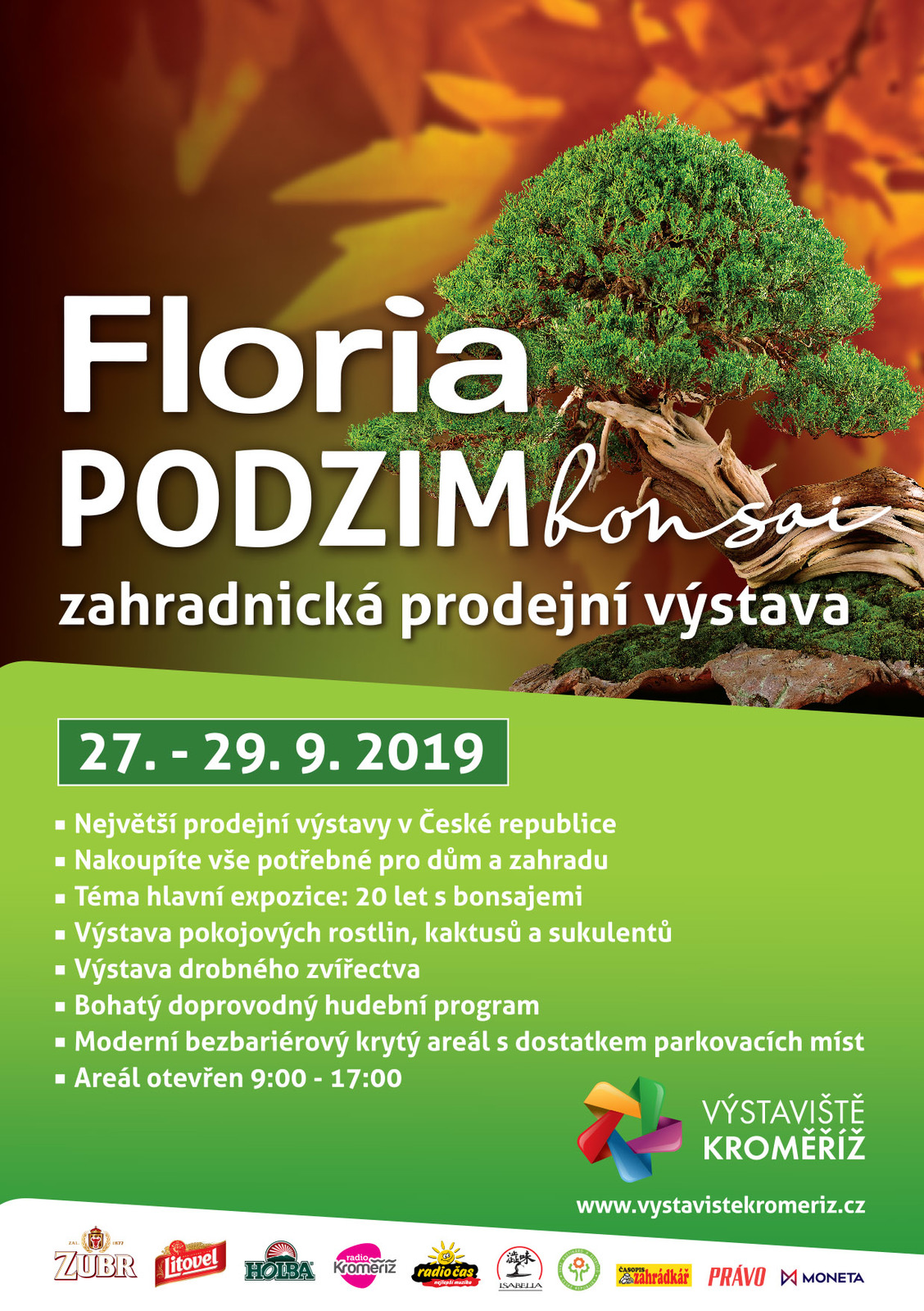 plakát Floria Kroměříž - BONSAI
