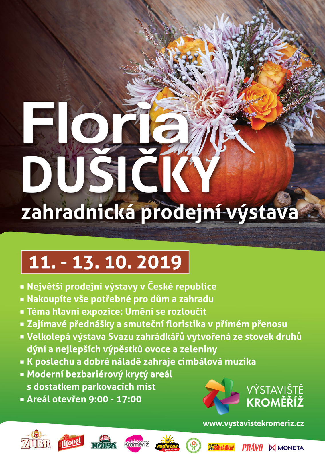 plakát Floria Kroměříž - Dušičky
