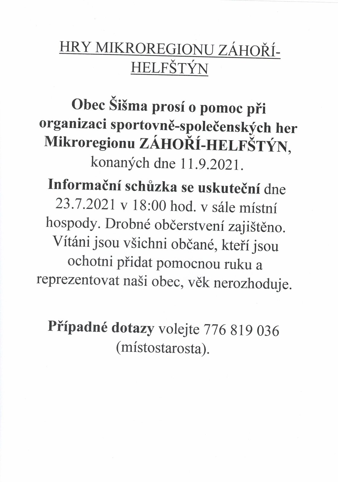Hry Mikroregionu Záhoří-Helfštýn - prosba obce o pomoc při organizaci.jpg