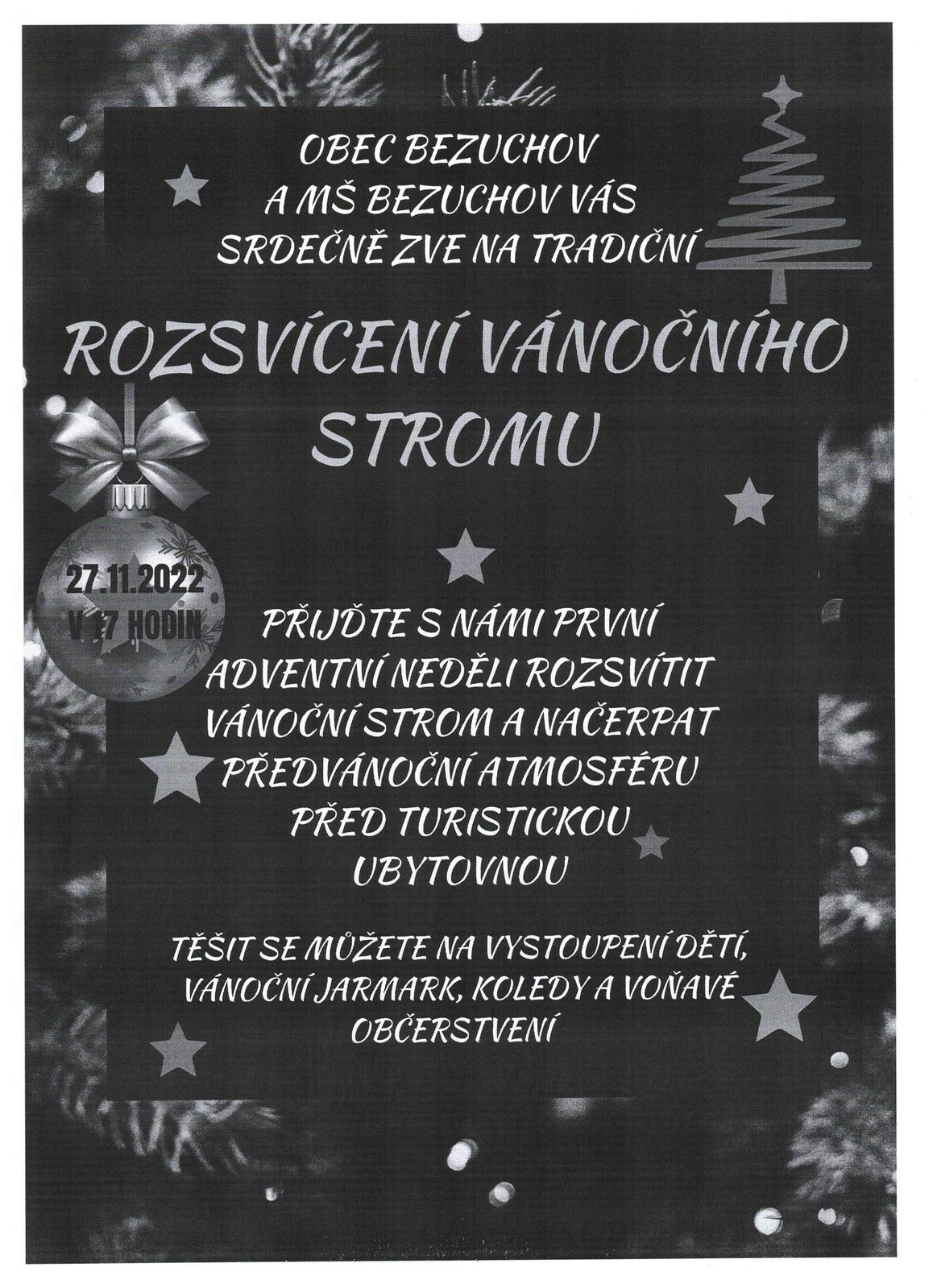 Pozvánka rozsvěcení Vánočního stromu obec Bezuchov.jpeg